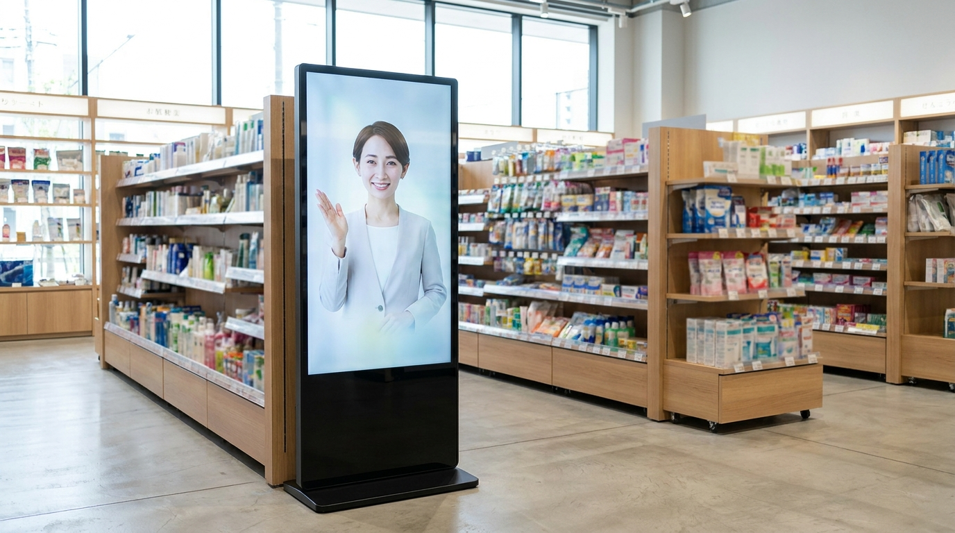 小売・店頭接客でのHUMAN+導入イメージ
