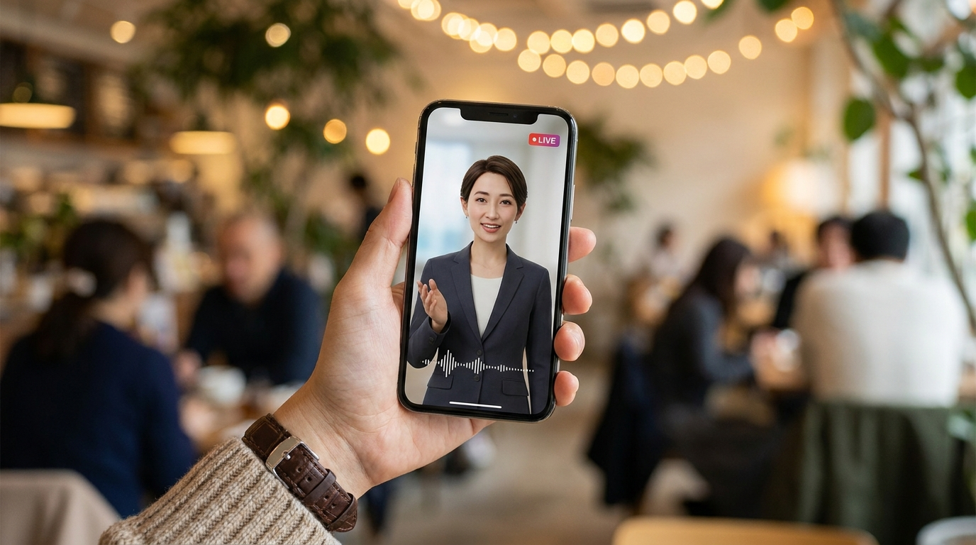 モバイル・オンライン接客でのHUMAN+導入イメージ